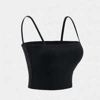 Spaghetti Strap Yoga Vest Sling Fitness Bra
