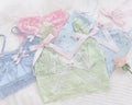 Hand-Made Summer New French Girl Fruit Green Lace Small Camisole Tube Top