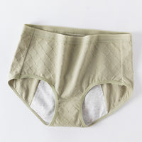 Women's Physical Pants Side Leak Proof Midwaist Cotton Breathable Briefs