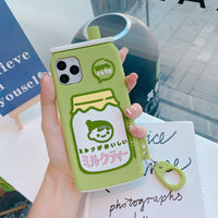Compatible with Apple, Milk Tea Bottle Apple x Following Iphone11promax 7 Plus 7 g 6 Plus Drop Set Of Applicable