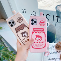 Compatible with Apple, Milk Tea Bottle Apple x Following Iphone11promax 7 Plus 7 g 6 Plus Drop Set Of Applicable