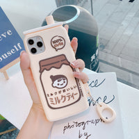 Compatible with Apple, Milk Tea Bottle Apple x Following Iphone11promax 7 Plus 7 g 6 Plus Drop Set Of Applicable