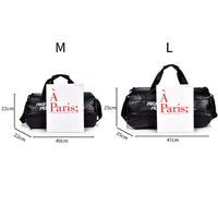 Travel Bag Large Capacity Sports Training Bag PU Waterproof Handbag Gym Bag