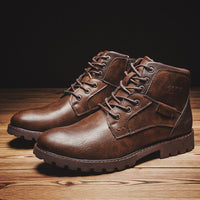 Side Zip Oversized Rider Boots