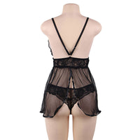 Oversized Sling Sexy Lingerie European And American Sexy Lace Nightdress