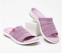 Flat Casual One Word Flying Woven Large Size Sandals