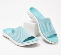 Flat Casual One Word Flying Woven Large Size Sandals