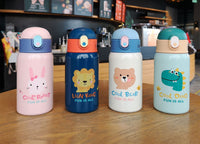 Outdoor Water Bottle With Straw And Portable Strap