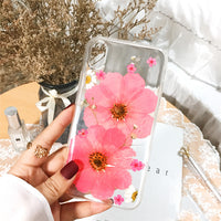 Compatible with Apple, Compatible with Apple , Everlasting Flower Suitable For 12 Apple 11 Mobile Phone Case Iphone7 8plus Xr Xsmax Real Dried Flower 11promax