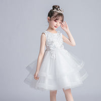 Spring And Summer New Childrens Dress Evening Dress Puffy Yarn Fairy Skirt