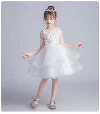 Spring And Summer New Childrens Dress Evening Dress Puffy Yarn Fairy Skirt