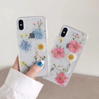 Compatible with Apple , Epoxy Preserved Flower Phone Case Apple