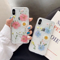 Compatible with Apple , Epoxy Preserved Flower Phone Case Apple