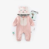 Baby Cute Animal Romper Boys Girls Jumpsuit Outfits Long