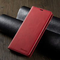 Suitable For  Skin-Sensing Mobile Phone Case Wallet Card Holster Flip Cover Case