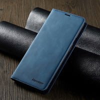 Suitable For  Skin-Sensing Mobile Phone Case Wallet Card Holster Flip Cover Case