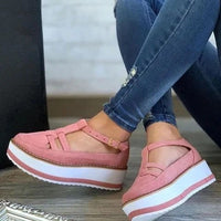 Sandals Women's Breathable Sponge Cake Platform Casual Shoes