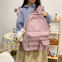 Simple Backpack Japanese Backpack Soft Girl School Bag