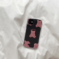 Compatible with Apple, Ns Wind Cute Pinch Bear Suitable For Iphone11pro Xsmax XR 78p Se2 12mini Mobile Phone Case