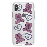 Compatible with Apple, Compatible with Apple , Ins Wind Cute Bear Suitable For Iphone11 12pro Mobile Phone Shell XR Apple Xsmax Transparent 78p Soft Se2