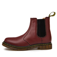 Autumn Style Thick-Heeled British Style Cowhide Martin Boots Women