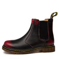 Autumn Style Thick-Heeled British Style Cowhide Martin Boots Women