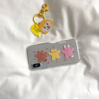 Compatible with Apple, Suitable For IPhone11PRO Korea Ins Wind Rabbit Bear Cute Mobile Phone Case
