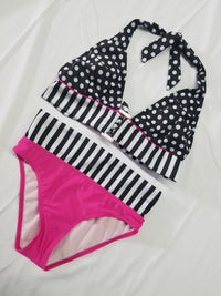 Xin Mengling Recommends Cute Sexy Polka Dot Split Foreign Trade Bikini Halter Neck Strap Ladies Swimsuit Popular In Europe And America