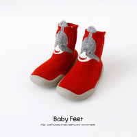 Home Non-Slip Soft Rubber Sole Baby Toddler Shoes
