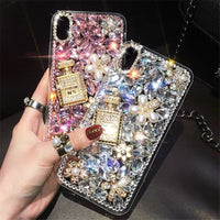 Compatible with Apple, Apple X Mobile Phone Case For Iphonexs Perfume Bottle 11Promax Flower XR Luxury 7plus Female 8g Korean 12