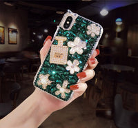Compatible with Apple, Apple X Mobile Phone Case For Iphonexs Perfume Bottle 11Promax Flower XR Luxury 7plus Female 8g Korean 12