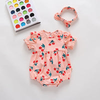 Princess One-Piece Romper Go Out Clothes Full Moon Baby