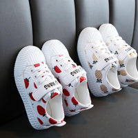 Spring And Autumn New Children's Shoes Strawberry Single Shoes