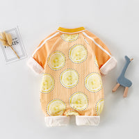 Short-Sleeved Romper Net Red Male And Female Baby Onesies