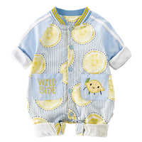 Short-Sleeved Romper Net Red Male And Female Baby Onesies