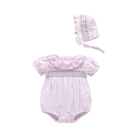 Korean Autumn Two-Piece Baby Lotus Leaf Collar And
