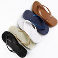 Thick-Soled Seaside Beach Shoes Simple High-Heeled Sandals And Slippers
