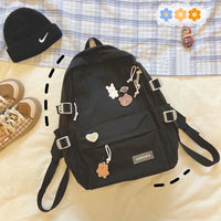 Harajuku Ulzzang Large Capacity Wild Backpack Ins Wind Backpack