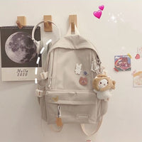 Harajuku Ulzzang Large Capacity Wild Backpack Ins Wind Backpack