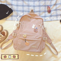 Harajuku Ulzzang Large Capacity Wild Backpack Ins Wind Backpack