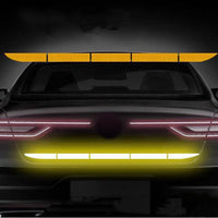Rear Long Strip Reflective Sticker Car Bumper Tail Box Warning Sticker