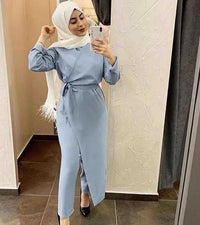 Solid Color Long Waist Jumpsuit