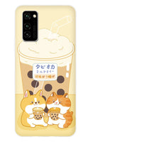 Milk Tea Dog Cat Japanese And Korean Style Mobile Phone Case