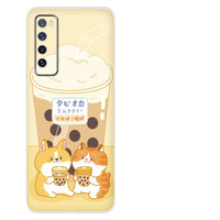 Milk Tea Dog Cat Japanese And Korean Style Mobile Phone Case