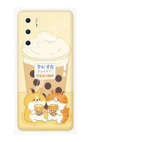 Milk Tea Dog Cat Japanese And Korean Style Mobile Phone Case