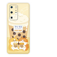 Milk Tea Dog Cat Japanese And Korean Style Mobile Phone Case
