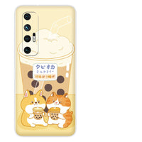 Milk Tea Dog Cat Japanese And Korean Style Mobile Phone Case