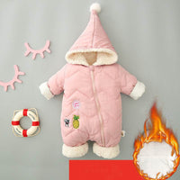 One Piece Clothes, Winter Thick Hugging Clothes, Winter Clothes, Newborn Down Cotton Padded Clothes, Baby Men's Going Out Clothes