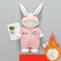 One Piece Clothes, Winter Thick Hugging Clothes, Winter Clothes, Newborn Down Cotton Padded Clothes, Baby Men's Going Out Clothes