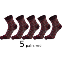 Autumn And Winter Five-toed Socks Cotton Long Tube